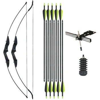 

30/40 lbs Traditional Hunting Recurve Bow Outdoor Shooting Equipment Long Bow Professional Bow And Arrow Archery Accessories