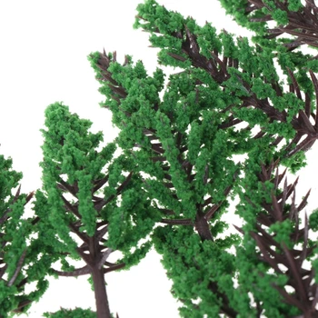 

20pcs Model Trees Park Street Railroad House Layout Green Landscape Scenery