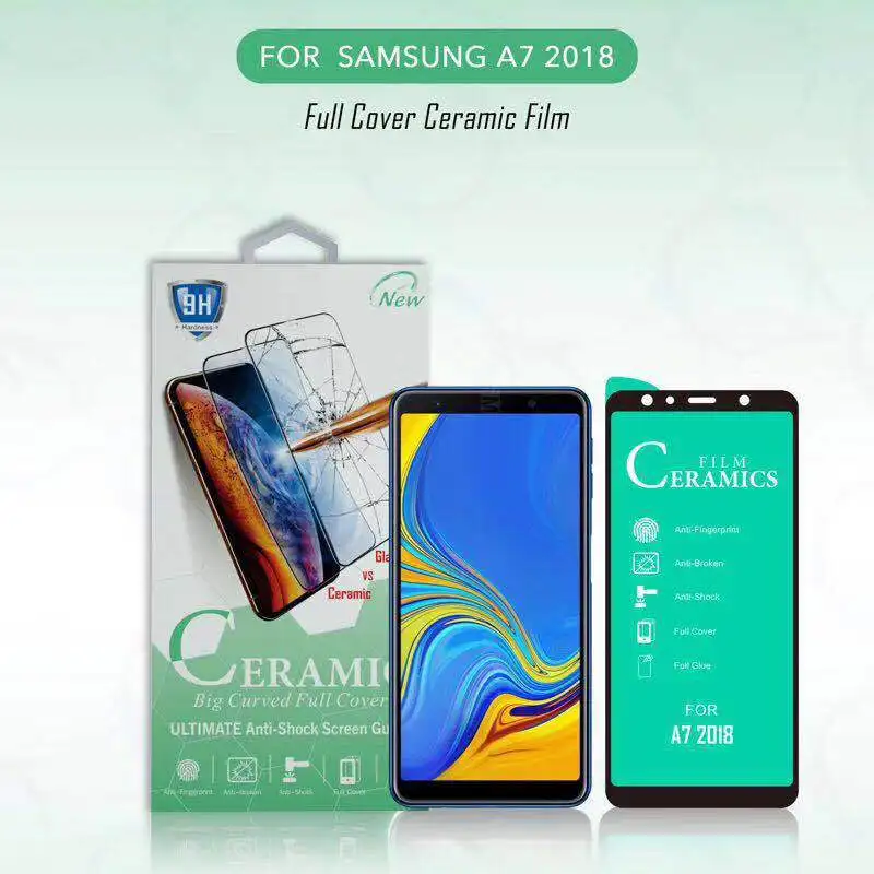 Керамическая Защитная пленка с полным покрытием для Samsung Galaxy A71 A81 A91 A51 A41 A21 A80 A90 A40