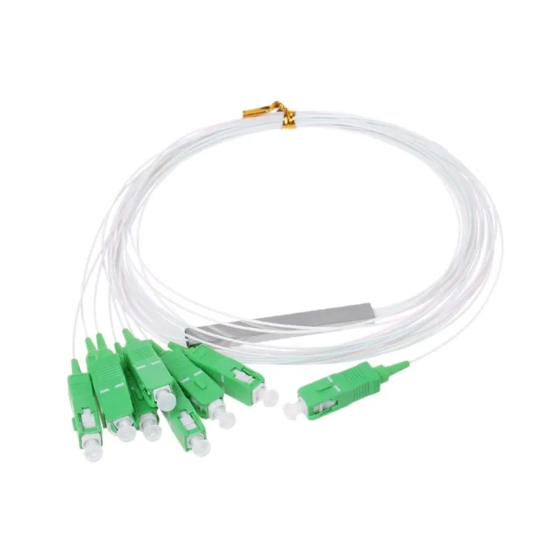 10 шт./лот 1X8 PLC SC/APC SM 0 9 мм G657A1 ПВХ 1 м волоконно-оптический ПЛК сплиттер SC :8 мини