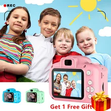Mini cámara Digital juguetes para niños 2 pulgadas HD pantalla recargable accesorios de fotografía lindo bebé niño cumpleaños regalo al aire libre juego