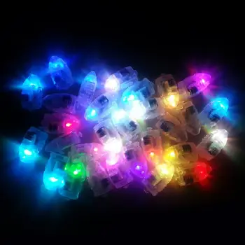 

20pcs Colorful LED Lamp reusable Lights Balloons Paper Lantern Balloon Floral Wedding Party Decor