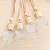 10Pcs Car Hanging Glass Bottle Empty Perfume Aromatherapy Dispenser Refillable Essential Oils Diffuser Air Fresher Pendant 5