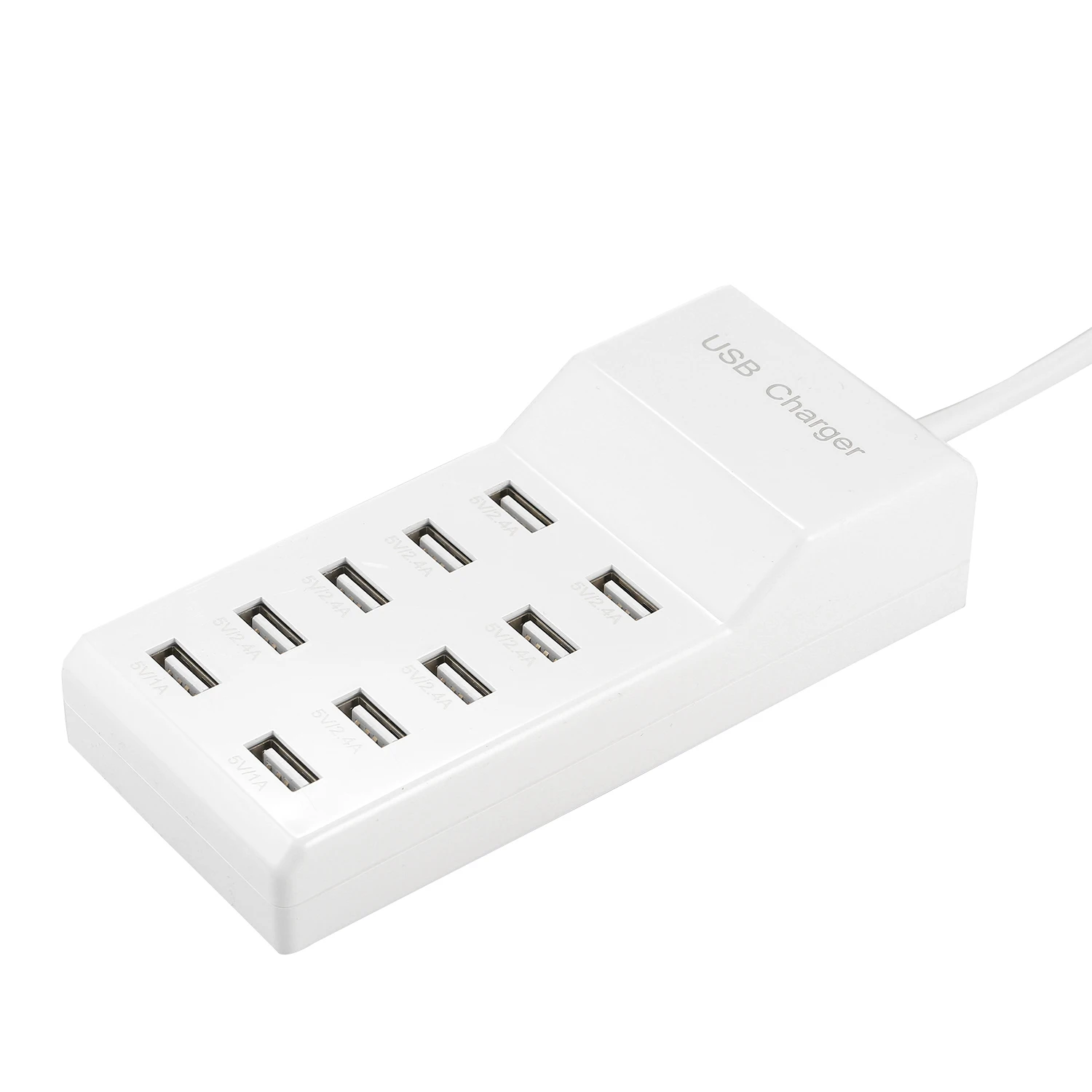 Powstro Быстрая зарядка 5 В/10 А 10 портов быстрая usb зарядка Настольный мобильный телефон зарядное устройство адаптер ЕС Великобритания США вилка с несколькими устройствами