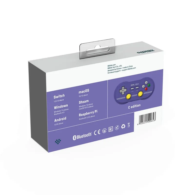 Bluetooth Gamepad (Edição N) Interruptor PC Android Raspberry Pi