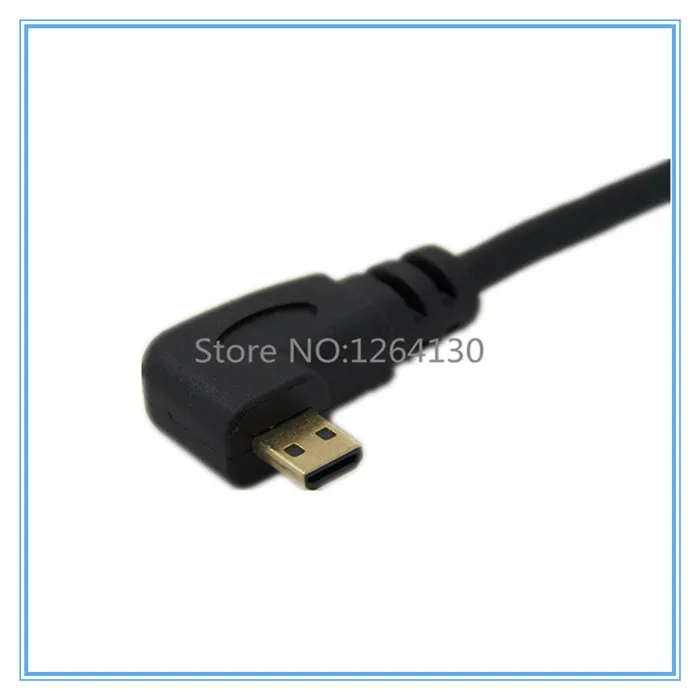 HDMI Женский до 90 градусов левый Угловой Micro HDMI Мужской F/M адаптер конвертер кабель для телефонов планшеты ПК