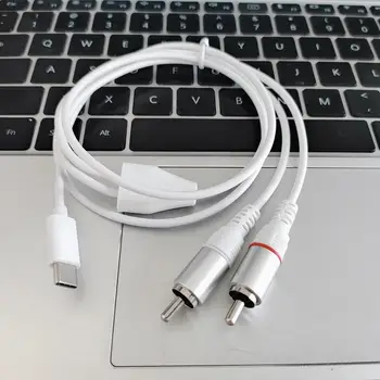 

1m 3ft USB C RCA Audio Cable Type-C to 2 RCA Cable 2rca Jack Type C RCA Cable