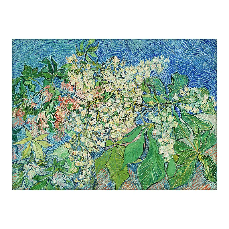 

Van Gogh Chestnut Flower diy painting by numbers art paint impressionist adult hand drawing picture wall canvas for living room