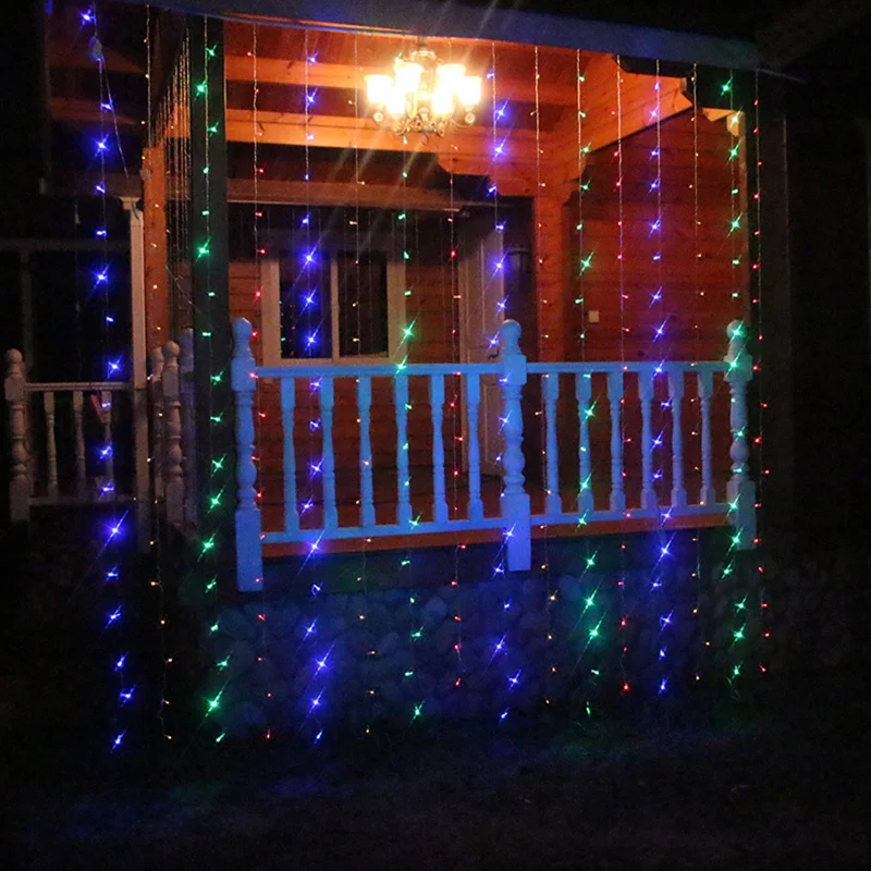 3m-x-3m-220V-EU-110V-US-Plug-LED-digital-water-waterproof-curtains-lights-Holiday-decoration
