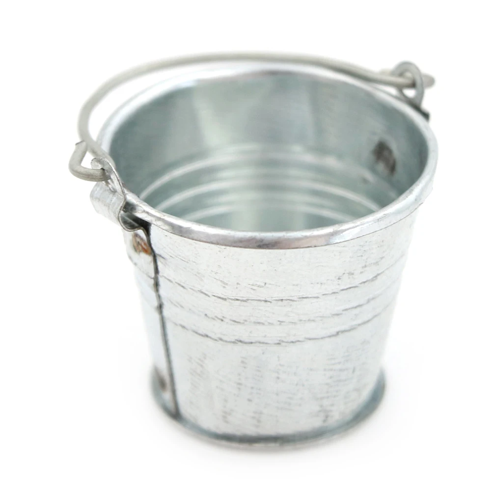 1/12 Metal Watering Can Buckets Garden Miniature Decoration For Children Kids Dolls Acces Dollhouse Miniature Furniture Toys
