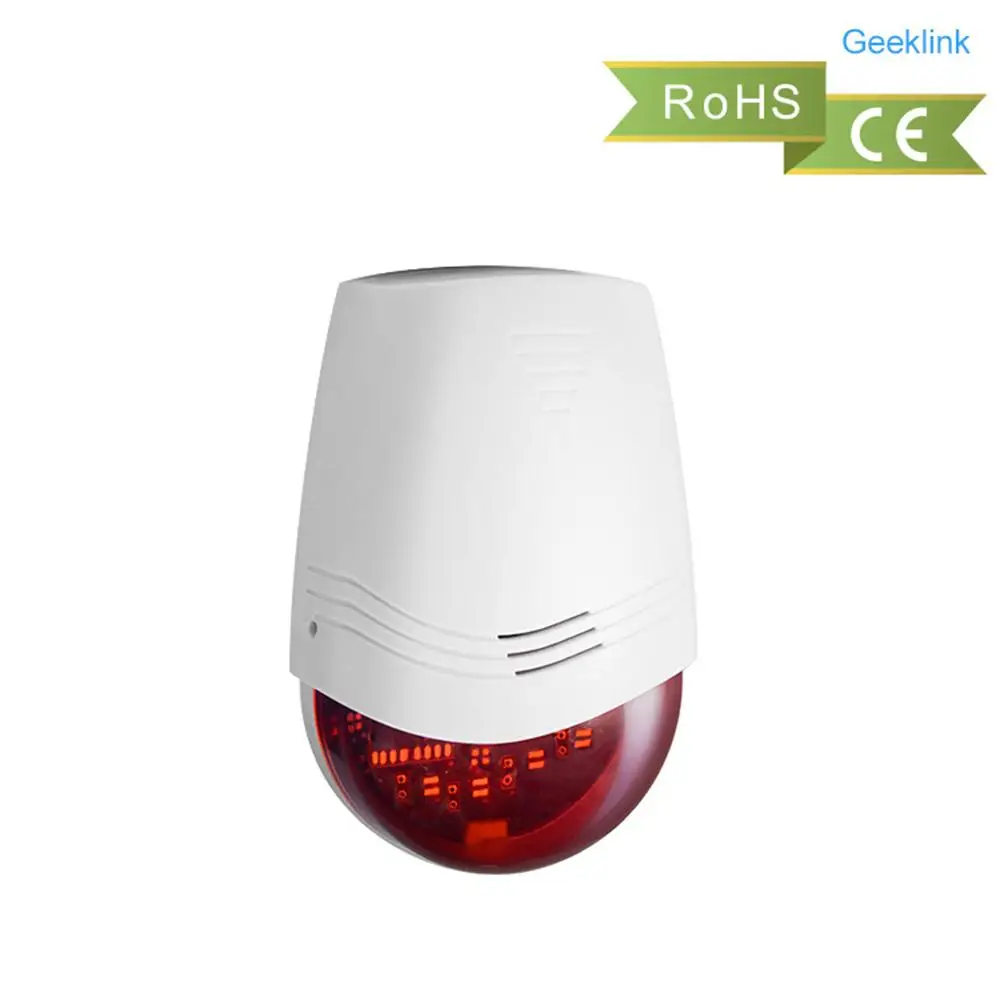 Alarm system Geeklink Смарт π WiFi+ ИК умный дом приложение дистанционное управление для Alexa Google Home IFTTT Siri Voice с адаптером UK AU US EU - Цвет: Alarm system