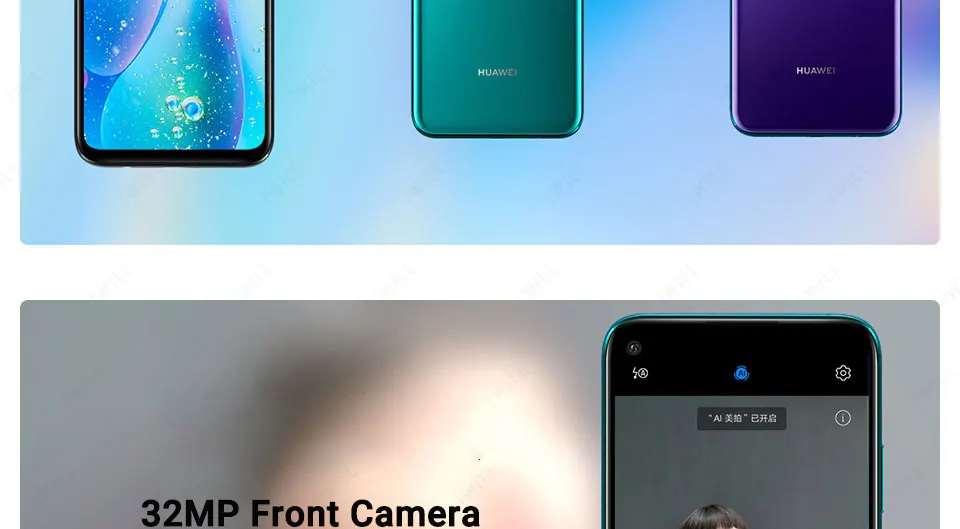 Мобильный телефон huawei Nova 5I Pro, 8 ГБ, 128 ГБ, 6,26 дюймов, Kirin 810, четыре ядра, Поддержка Google play, отпечаток пальца, ID, 48MP, четырехъярусная камера