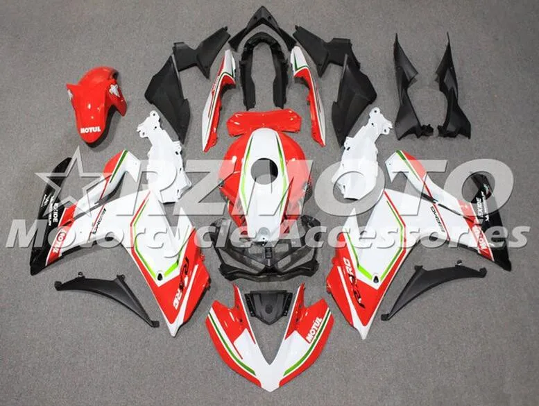Качество OEM Новое ABS обтекатель комплект подходит для YAMAHA YZF-R3 14 15 16 YZF R3 R25 Полный обтекатели комплект красный белый