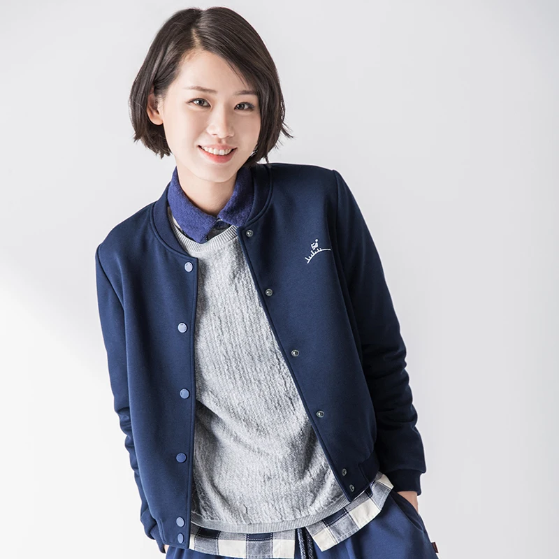 

2020 Artsy Embroidery Baseball Stand Collar Short Outwear Jacket jacket women women coats and jackets clothes