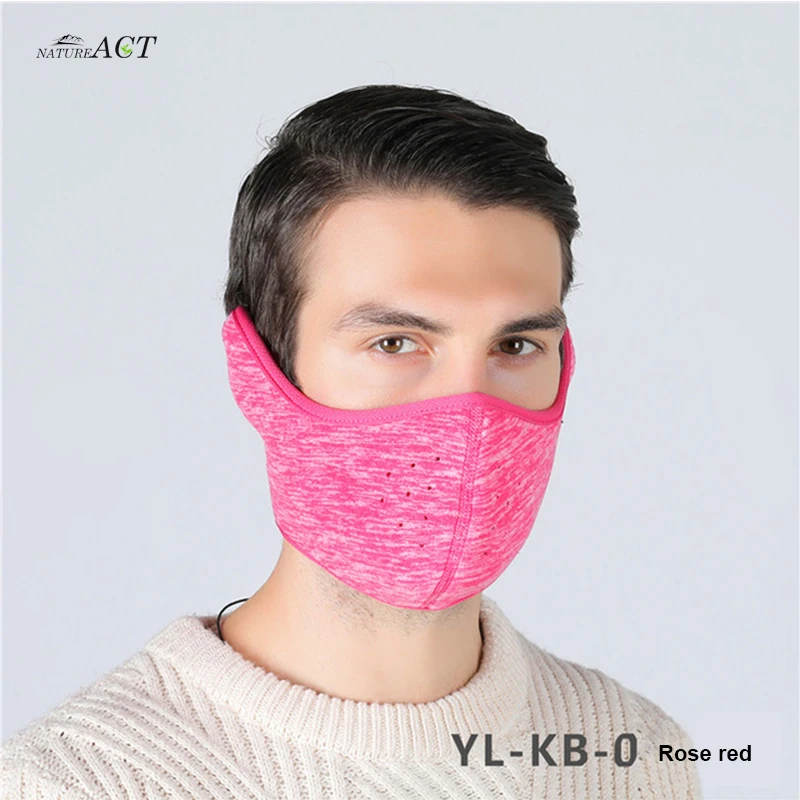 Men Women Multi-function Half Face Mask Winter Outdoor Ski Earmuffs Sports Bicycle Riding Ski Warm Riding Mask Headgear