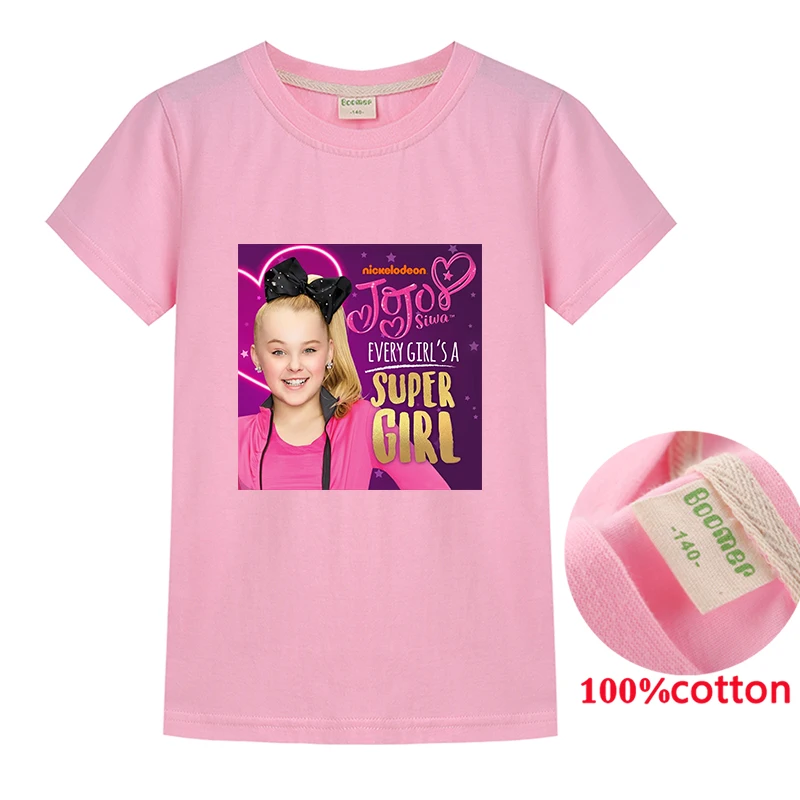 Новинка; Одежда для девочек; футболки JoJo Siwa; популярная детская одежда; хлопковая Футболка; топы; футболки для малышей; Рождественский Свитшот; толстовки; брюки; пальто