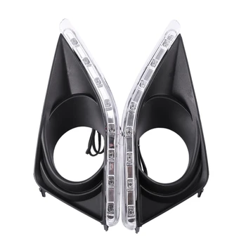 

For Toyota Altis Corolla 07-10 LED DRL Daytime Running Lights Daylight Fog Lamp