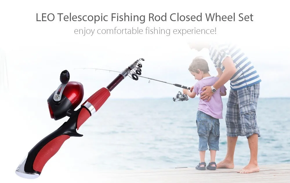 Мини удочка для забрасывания телескопическая из стекловолокна набор катушек с