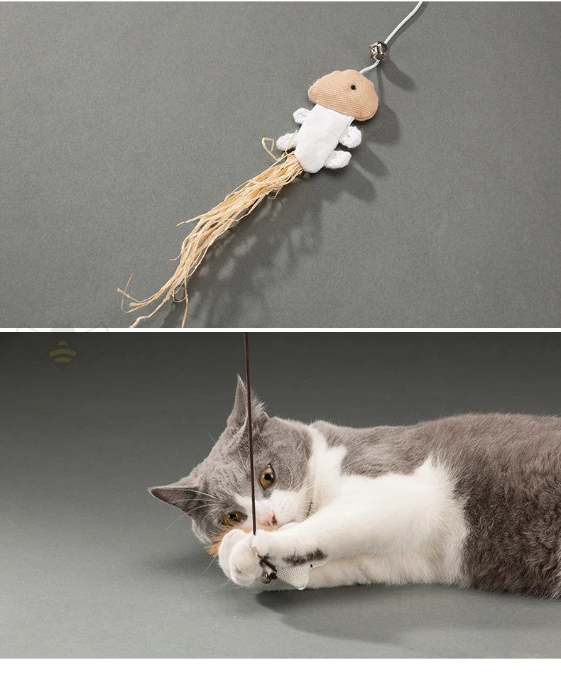 Игрушки для кошек, палочки для кошек, кошек, котят, игрушки для рыб, деревянные палочки для кошек ручной работы, мыши, кошки, игрушки, кошки и кошки