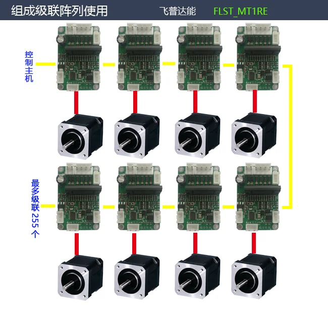 57 шаговый двигатель 4.5A привод плата управления MODBUS анти-обратный анти-перенапряжения ускорение и замедление концевой кодировщик интерфейс