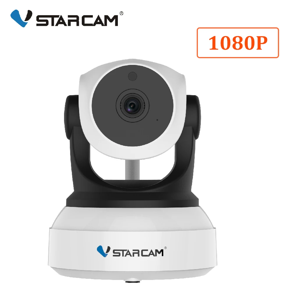 Comprar VStarcam C24S 1080P HD cámara inalámbrica de seguridad IP WifiI IR Cut Red de grabación de Audio de visión nocturna Monitor de bebé interior
