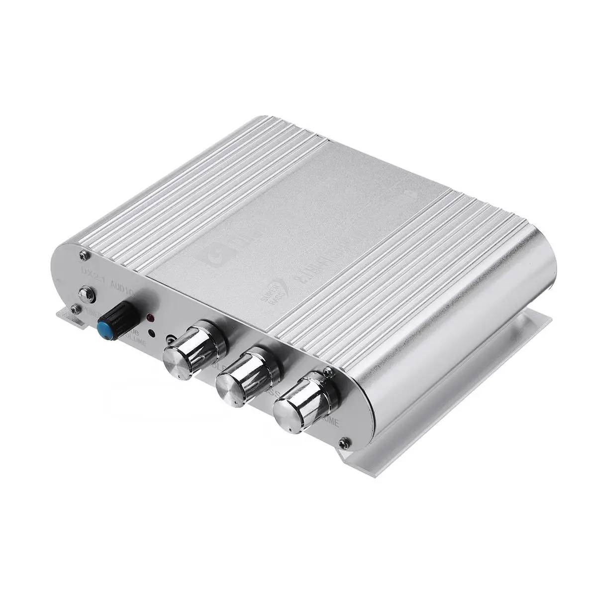 DX-210 автомобиль 3-канальный Усилитель Стерео Mega Bass 12 V-15 V Hi-Fi усилитель подключения для ПК DVD плеер MP3 MP4 игроков сабвуфер