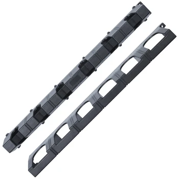 

6 Slots Raft Poles Wall Mounted Rod Rack Stable Structure ABS DIY Moisture-proof Home Shock Absorption Protection Display Stand