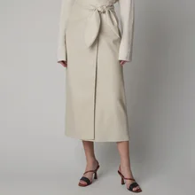 Миди юбка-карандаш для женщин модные эластичные Высокая талия офисные женские Облегающие юбки Saias