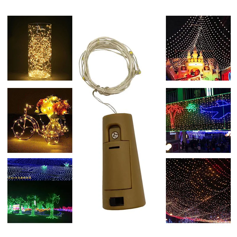

2M DIY Fireworks LED Fairy String Light Remote Control Garland For Outdoor Christmas Decoration Waterproof Flexible Lighting