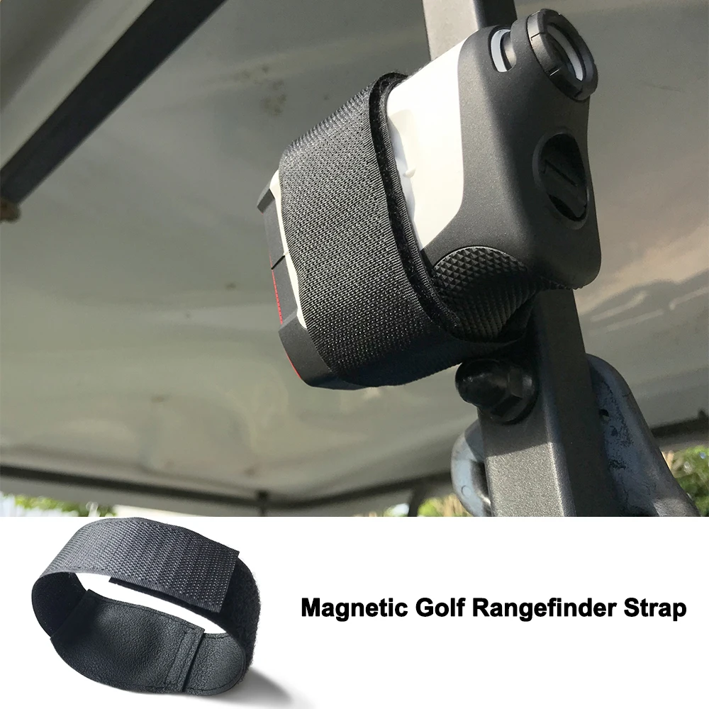 

Easy Stick Magnetic Rangefinder Strap Holder GPS Attachment Rail Bar Accessory Case for Golf Carts