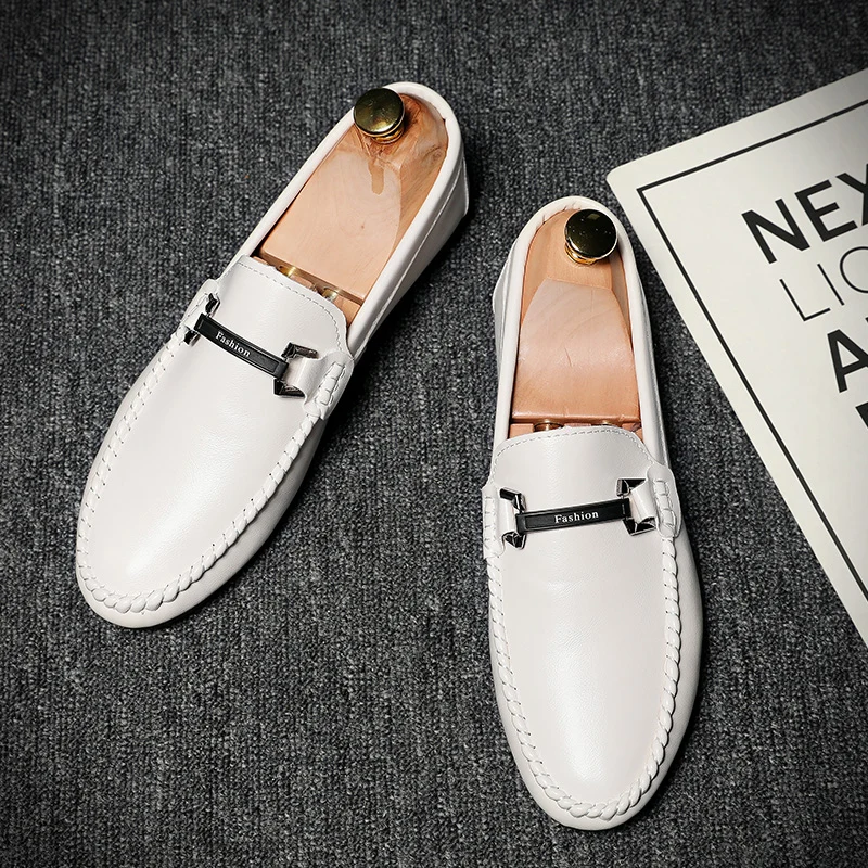 

Casual Men shoes loafers Slip-on male driving moccasins breathable comfy outdoor walking flats non-slip leisure classic