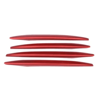 

4Pcs Front Fog Light Decorative Covers, Air Grille Stickers for Mercedes-Benz E-Class W213 E200 E300 2016-2018 E43