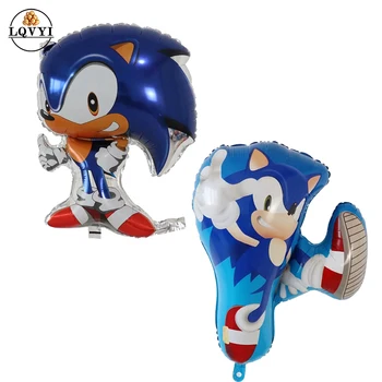 

50pcs Classic Toys Inflatable The Hedgehog Sonic Balloon Party Decoration Mylar Balloons Cartoon Helium Balloons Boys Toy Globos