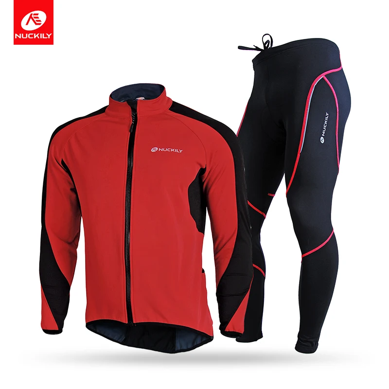 

NUCKILY Cycling Sets Men's Bicycle Clothing Ropa Ciclismo Bike Uniform Cycle Shirt Racing Jersey Suit Sports Motocross Jerseys