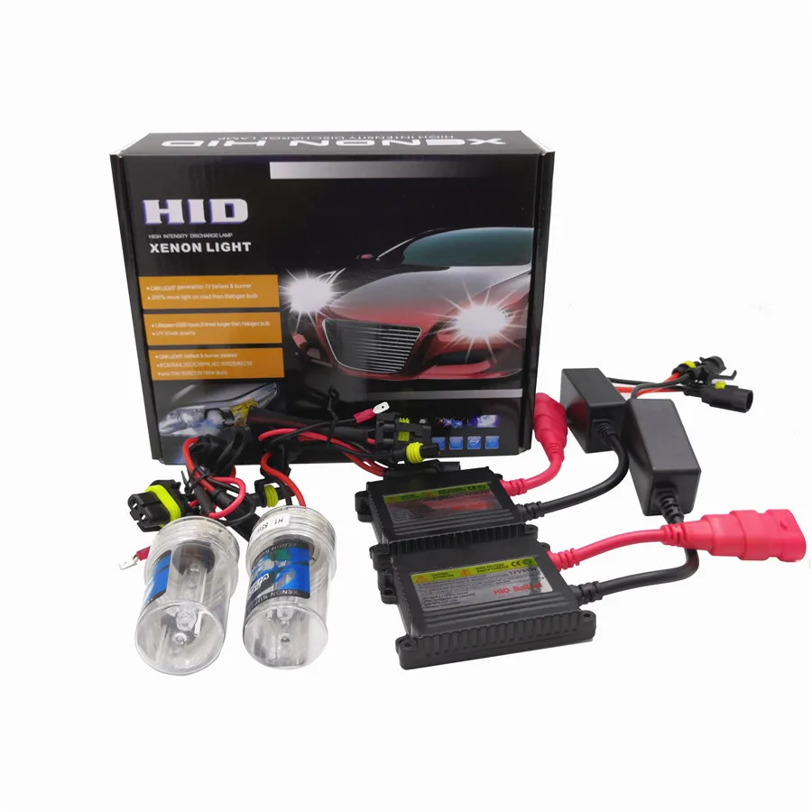 Ксеноновый набор H7 Hid 55 Вт H1 H3 H4 Xenon H8 H10 H11 H27 HB3 HB4 9005 9006 автомобильный светильник