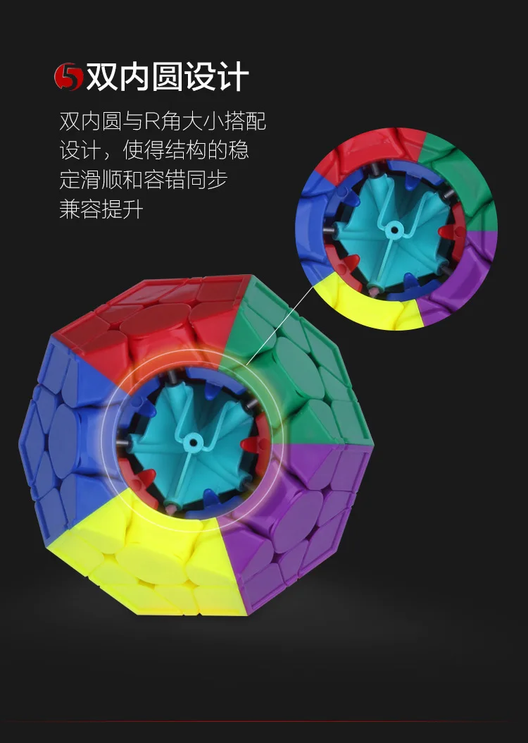 [Смарт Носимых устройств многофункциональный волшебное три Слои пять Magic Cube] набор термопластичных Цвет 3-при заказе размера 5 Стразы «Кубик Рубика» 12-гранное развивающие силы игрушка