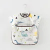 Cute Cartoon Baby Bibs Waterproof Infant Eating Children Drawing Sleeveless Baby Bandana Bibs Soft Baby Bib Meal Burp Eva Cloths 4