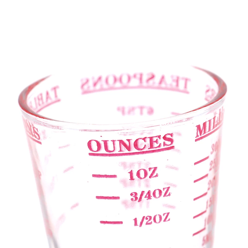 Glass Measuring Cup With Scale Shot Glass Liquid Glass Ounce - Temu