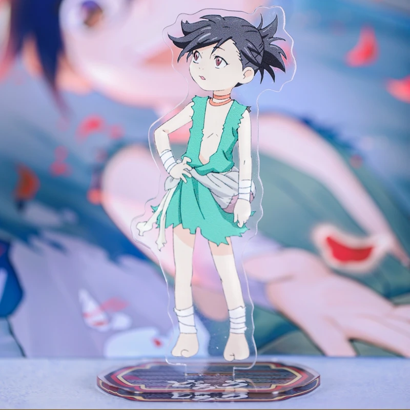 Аниме Dororo Hyakkimaru персонажи лицензирования стенд фигурка+ акриловая подставка декоративные фигурки пластина Косплей настольные украшения подарки