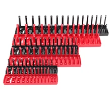 

6 Pcs Socket Storage Tray Set Multi-function Bracket Storage Tool Slot Organizer Socket Bracket Suitable For Garage And Workshop