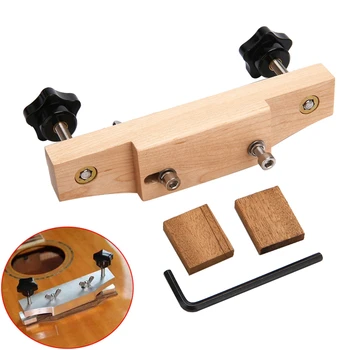 

Maple Guitar Clamp Original Sound /Classical Guitar Tools Easy Installation And Operation Guitar Bridge Guitar Clip Repair Tool