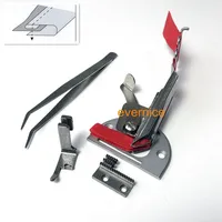 Top Clean Bottom Raw Binder Attachment for Juki DDL-227, DDL-8500, DDL-8300, Singer 191D & Brother B755 Industrial Sewing Machines