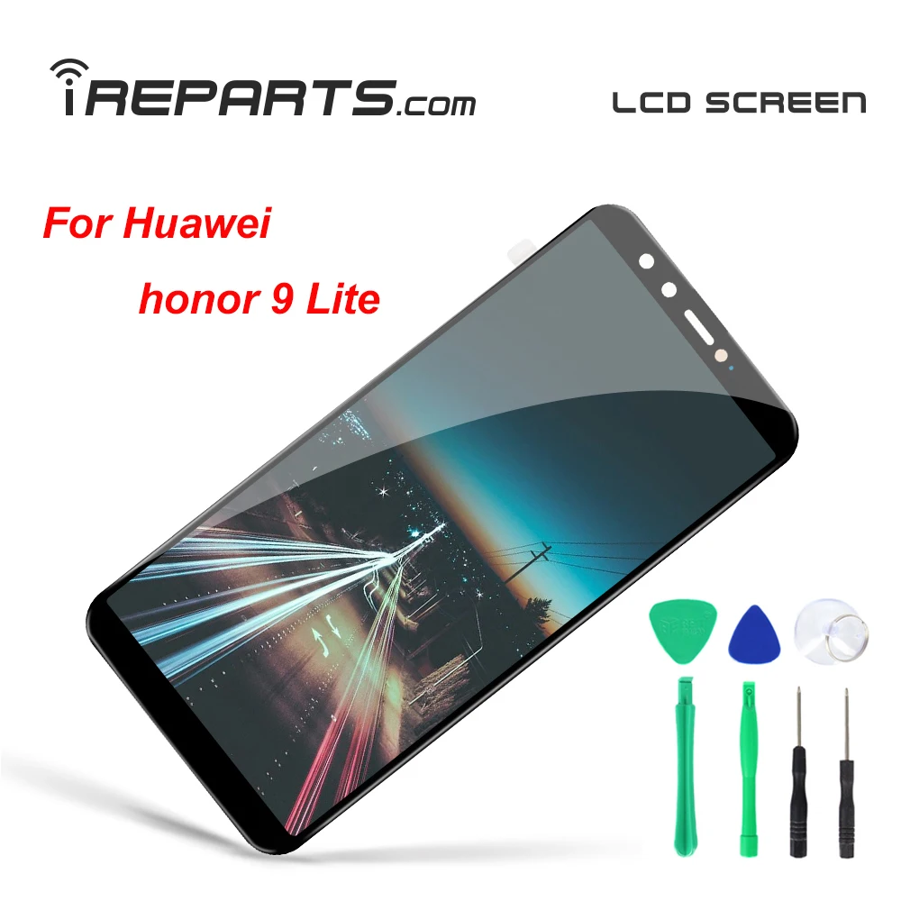 

IREPARTS LCD Display for Huawei Honor 9 Lite Pantalla Replacement Touch Screen Assembly + Install Tools