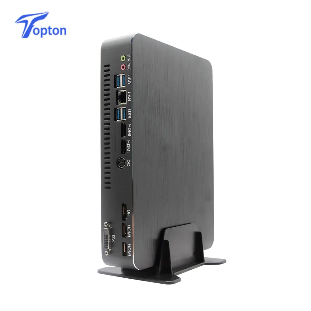 Игровой ПК Topton 2019 i5 9400F 6 ядер нитей Nvidia GTX 1050TI 4 Гб мини компьютер 2 * DDR4 2666 МГц HDMI 0 1 DP