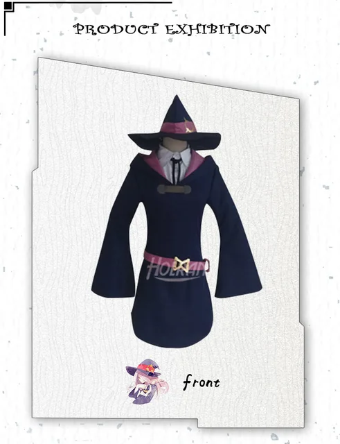 Pequena bruxa academia professor ursula anime cosplay trajes vestido  uniforme chapéu cosplay sapatos botas para o dia das bruxas feminino -  AliExpress