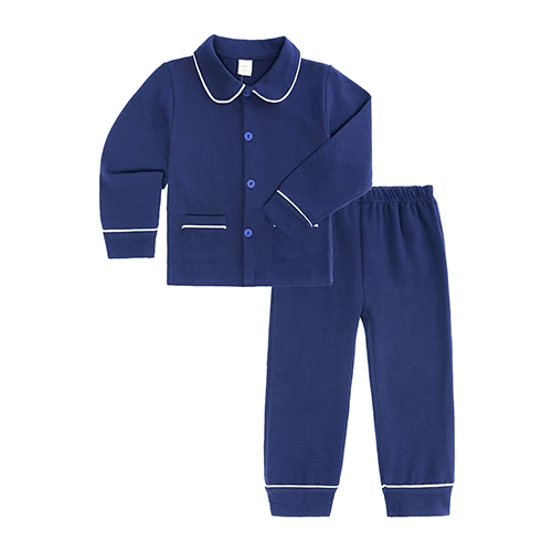Kids Tales Pajamas for Children Baby Pajamas Sleepwear Soft Cotton Collar Long Sleeve +Pants Home Wear Menino Pajamas for Girls 7