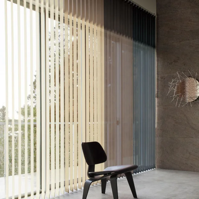 

Custom durable half shading vertical blinds window shade curtain blind for room office hotel many colors