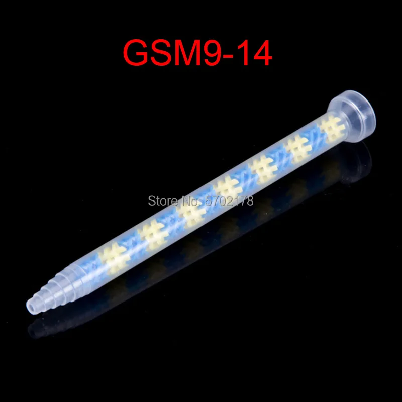 

10pcs GSM9-14 AB glue static mixing tube epoxy resin adhesive mixing nozzle glue filling machine mixing tip