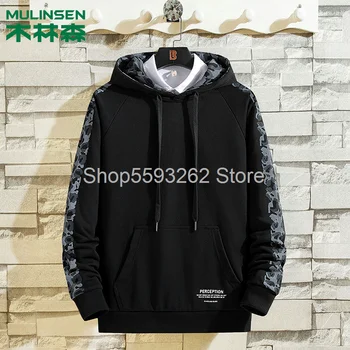 

Sweater men's hooded trend 2020 autumn printing couple Men's sweater autumn
