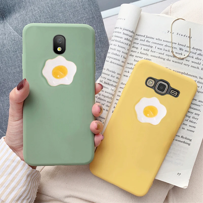 cute 3D egg silicone phone case on for samsung galaxy j7 j6 j5 j4 j3 j2 prime pro core 2018 2017 2016 2015 tpu back cover coque | Мобильные